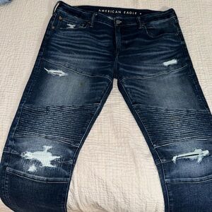 American Eagle Men’s Stacked Skinny Airflex Jeans - 38x36 lightly worn